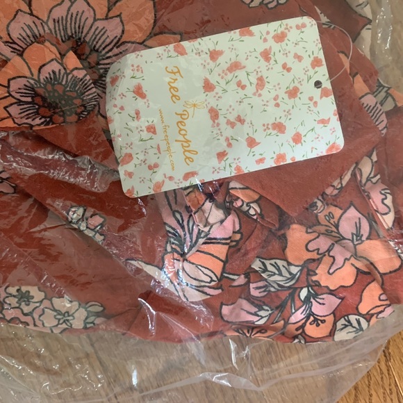 Free People Sunray Sarong Skirt in Pink Combo - Picture 5 of 5